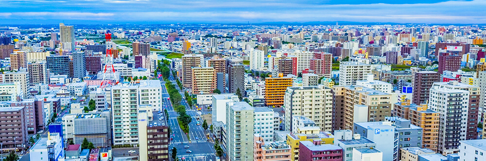 札幌の街並み